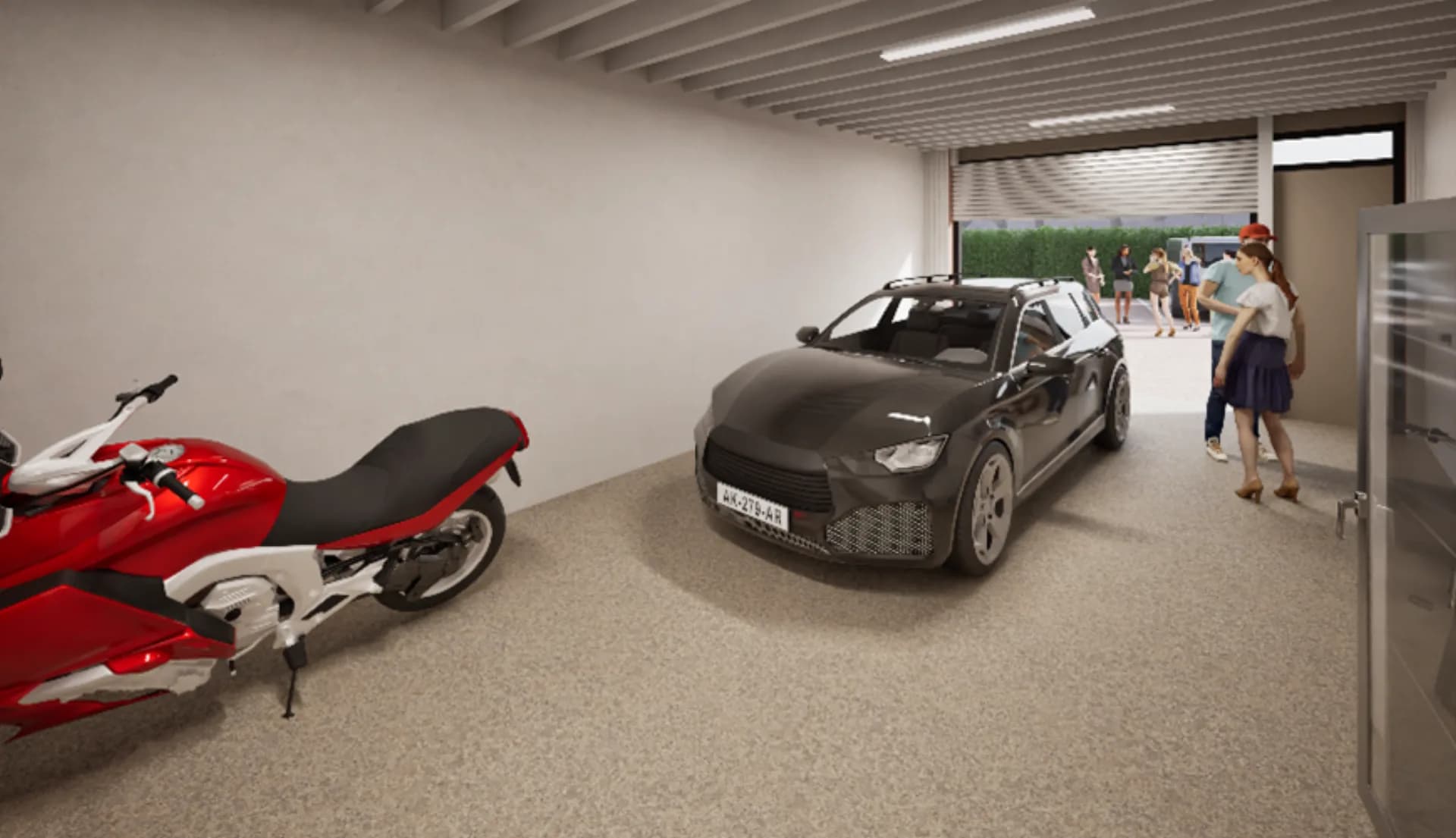 Superbox in gebruik als werkruimte voor een ondernemer